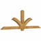 Ekena Millwork Redmond Rough Sawn Timber Gable Bracket, Western Red Cedar, 84"W x 28"H x 4"D x 4"F, 8/12 Pitch GBW084X28X0404RED00RWR - alternate 5